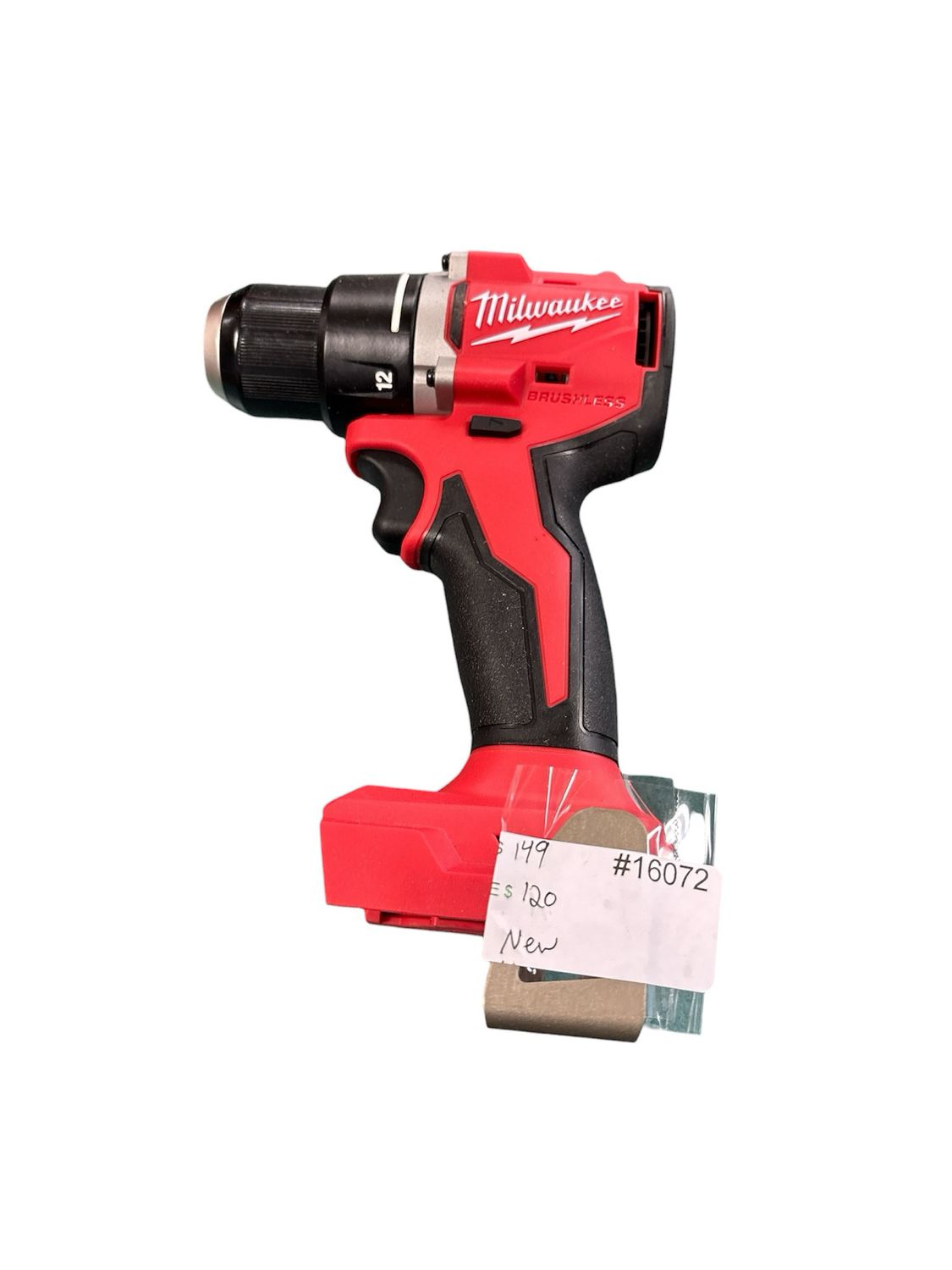 Milwaukee M18 18V Lithium-Ion Brushless Cordless 1/2 in. Compact Drill/Driver (Tool-Only) 3601-20