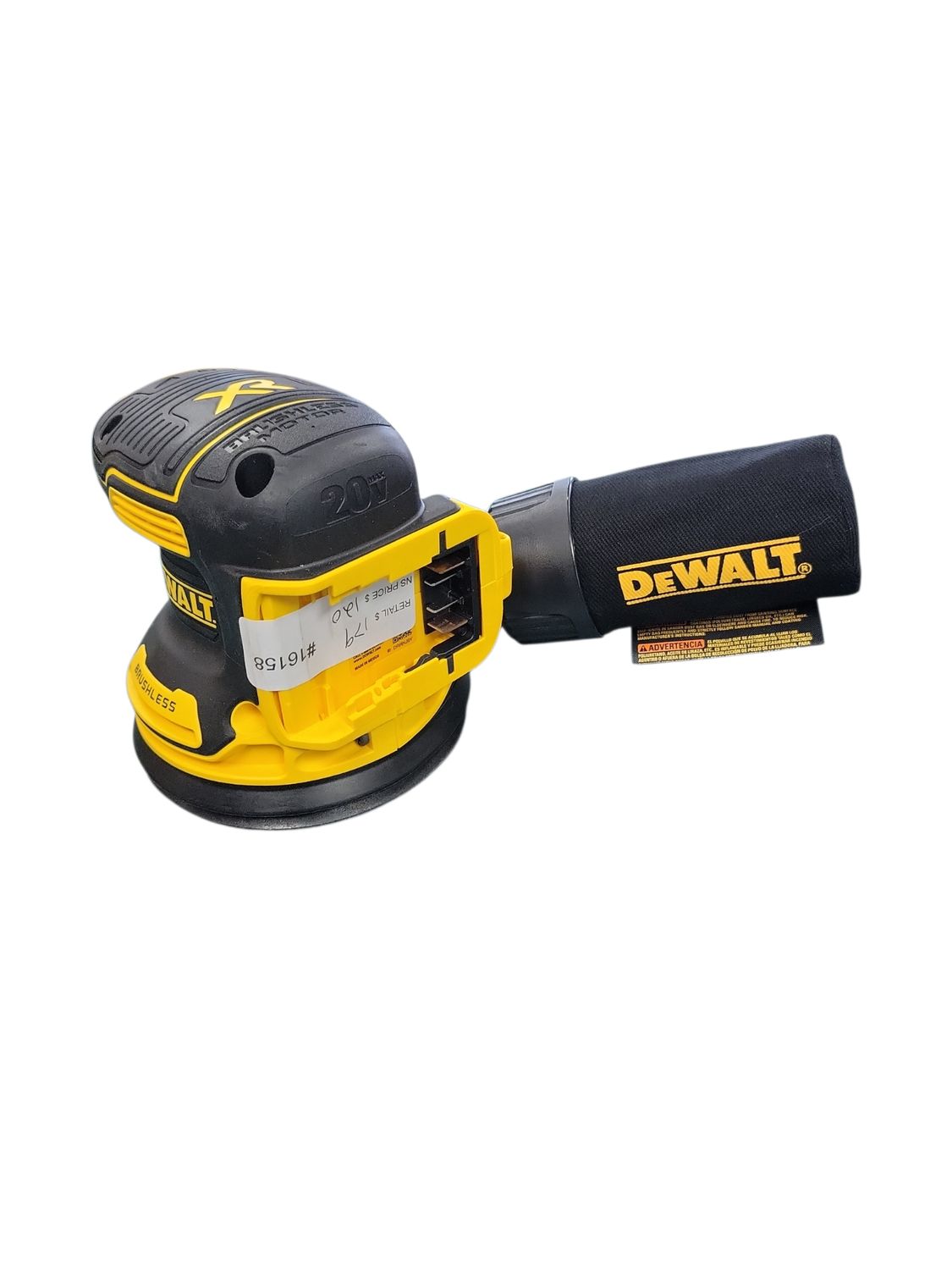 DEWALT 20V MAX XR Cordless Brushless 5 in. Random Orbital Sander (Tool Only) DCW210