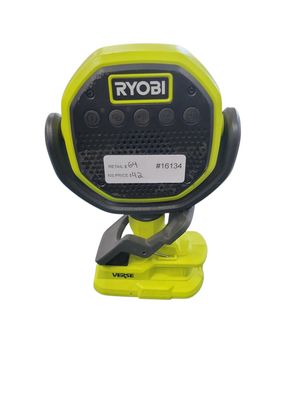RYOBI ONE+ 18V Cordless VERSE Clamp Speaker (Tool Only) PCL615B   .