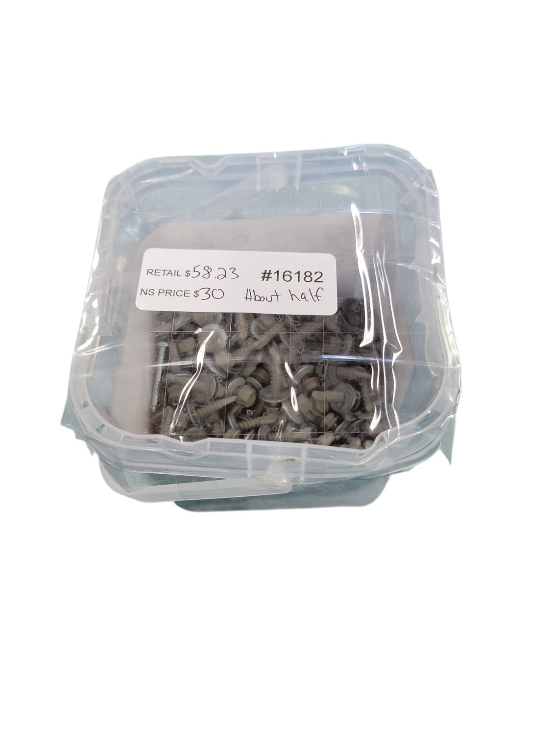 Teks #12 x 1 in. External Hex Washer Head Drill Point Corrosion Resistant Sheet Metal Roofing Screws (400-Pack) 21418