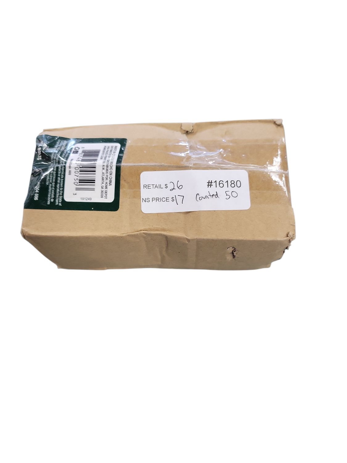 Everbilt 5/16 in.-18 x 3 in. Zinc Plated Hex Bolt (50-Pack) 800750