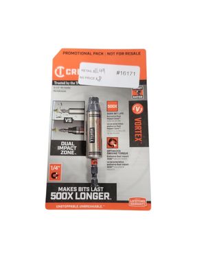 Crescent APEX VORTEX Bit Holder 1/4in x 3 1/2in CAVBH3