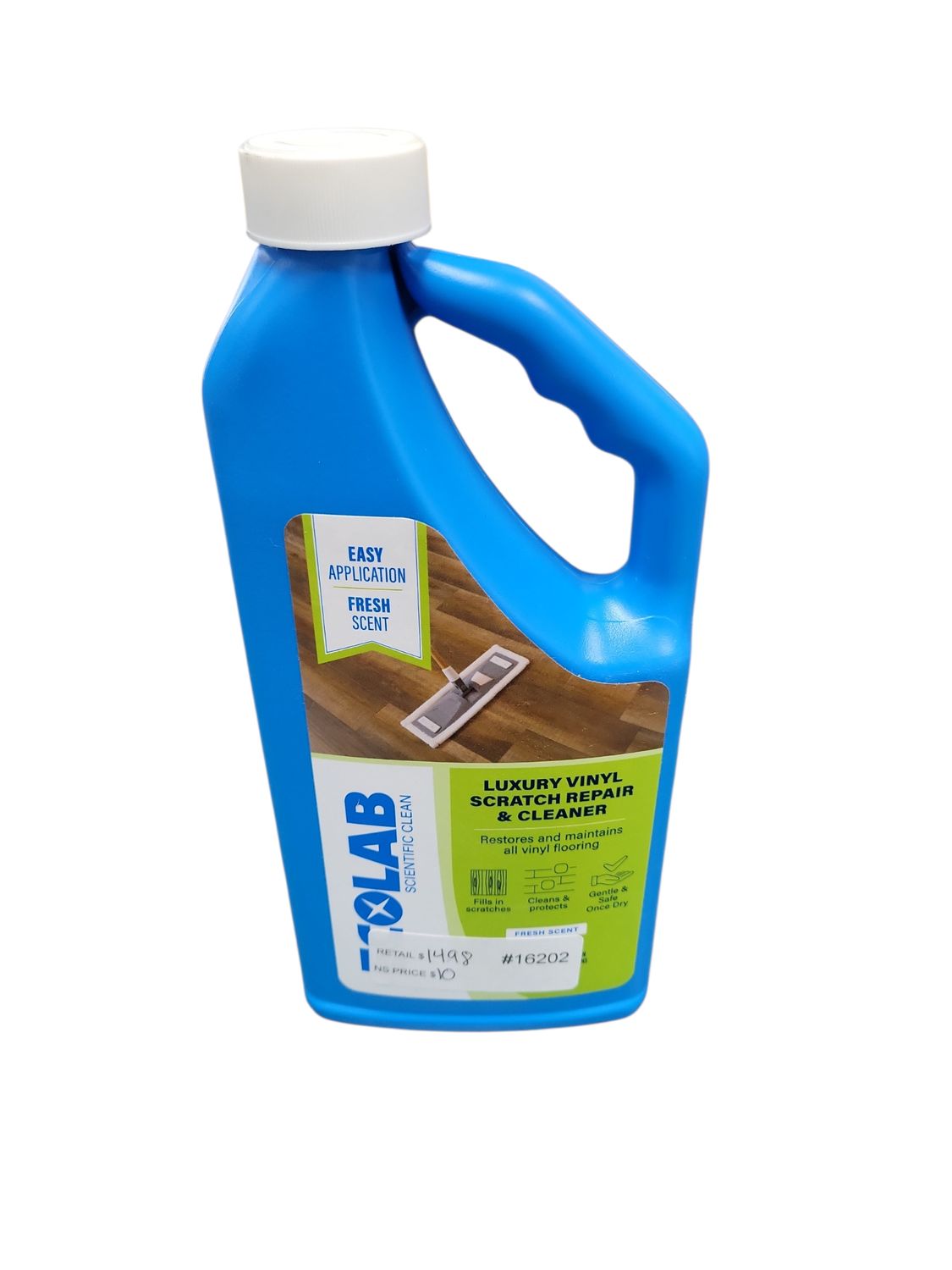 ECOLAB 32 fl. oz. LVP Scratch Repair &amp; Cleaner Concentrate, Pro Formula Fixes Scratches, No Rinse, No Residue Build-Up 7700455