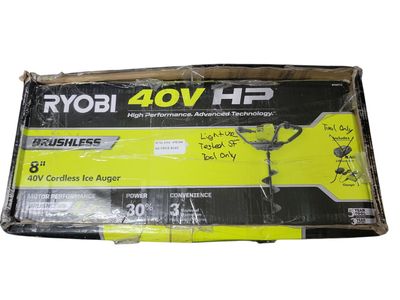 RYOBI 40V HP Brushless Cordless Earth Auger with 8 in. Bit (Tool Only) RY40701BTL .