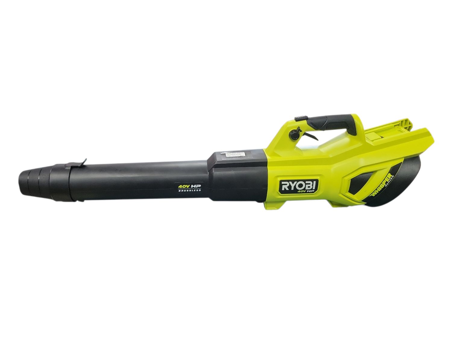 RYOBI 40V HP Brushless Whisper Series 160 MPH 650 CFM Cordless Battery Leaf Blower (Tool Only) RY404014BTL