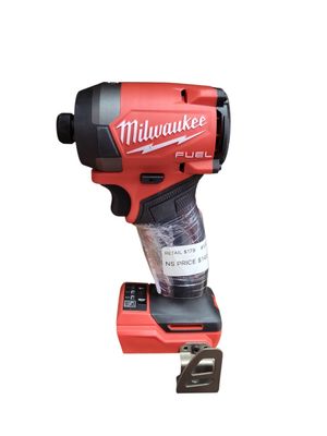 Milwaukee M18 FUEL 18V Lithium-Ion Brushless Cordless 1/4 in. Hex Impact Driver (Tool-Only) 2953-20    .