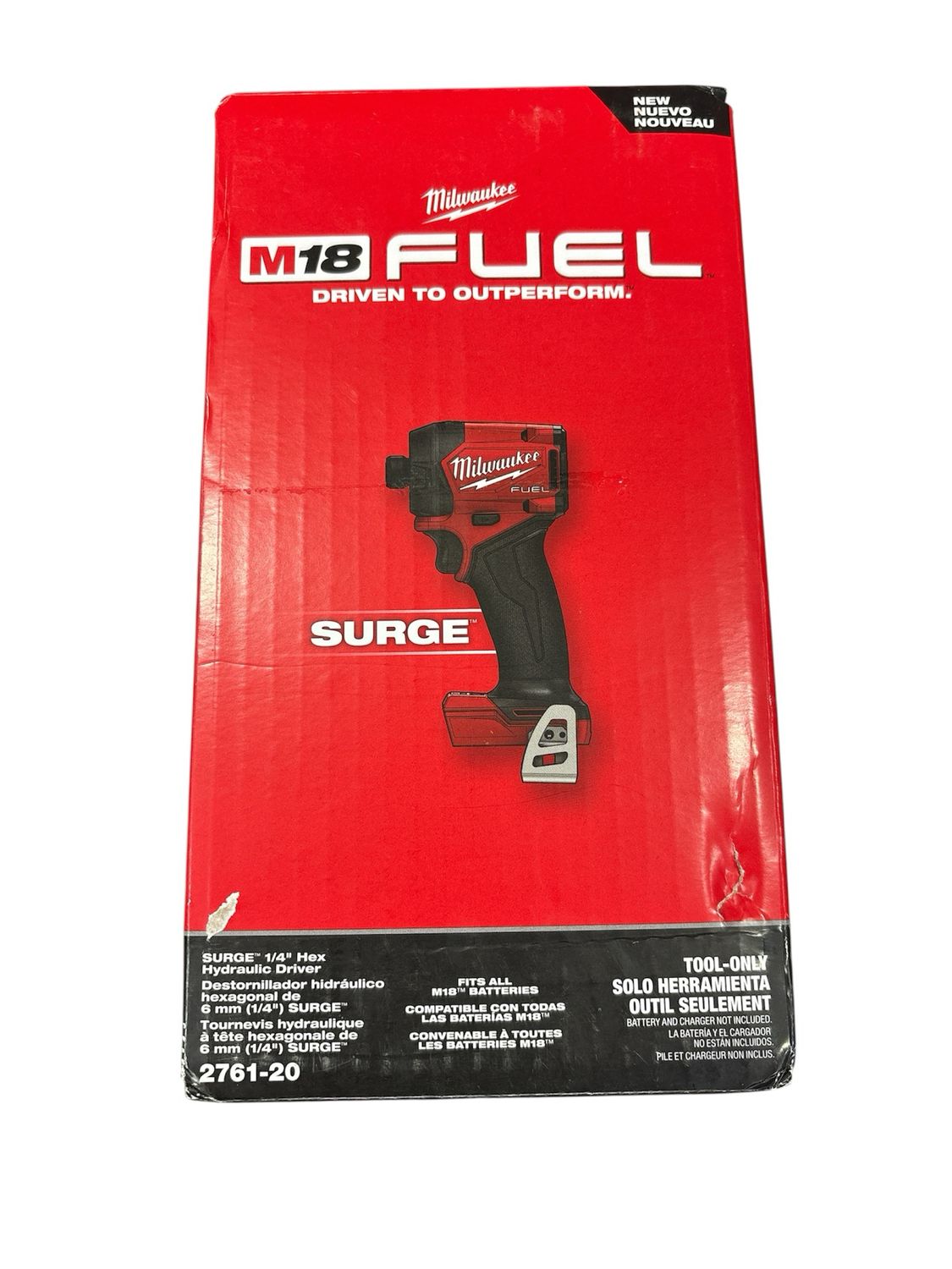 Milwaukee M18 FUEL SURGE 18V Lithium-Ion Brushless Cordless 1/4 in. Hex Impact Driver (Tool-Only) 2761-20