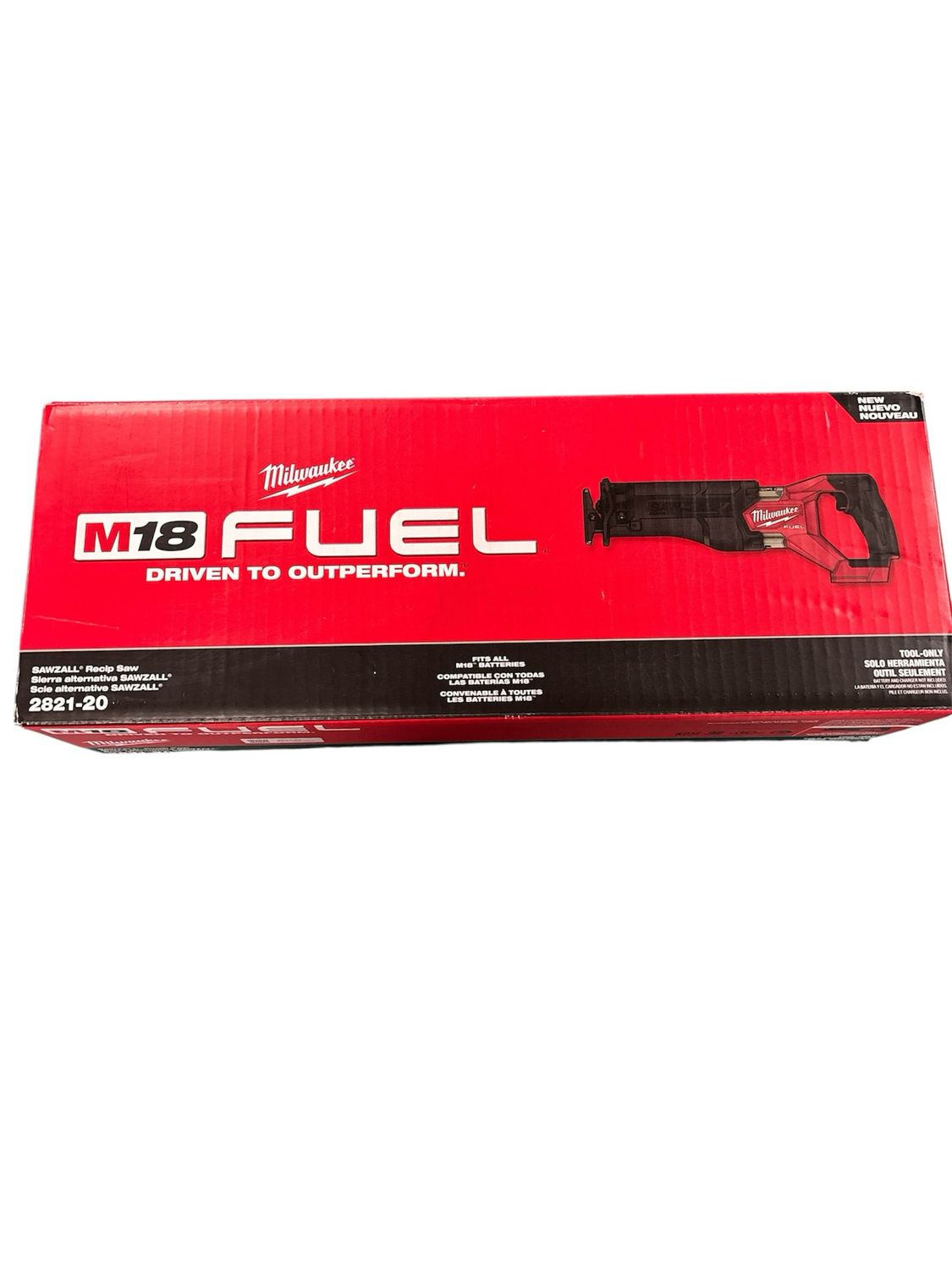 Milwaukee M18 FUEL GEN-2 18V Lithium-Ion Brushless Cordless SAWZALL Reciprocating Saw (Tool-Only) 2821-20  .