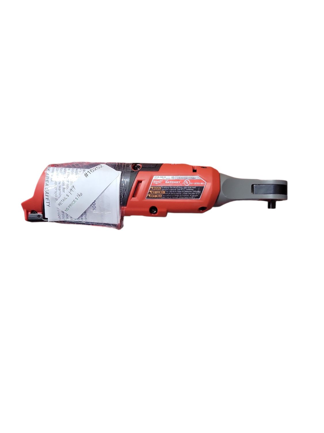 Milwaukee M12 FUEL 12V Lithium-Ion Brushless Cordless High Speed 1/4 in. Ratchet (Tool-Only) 2556-20   .