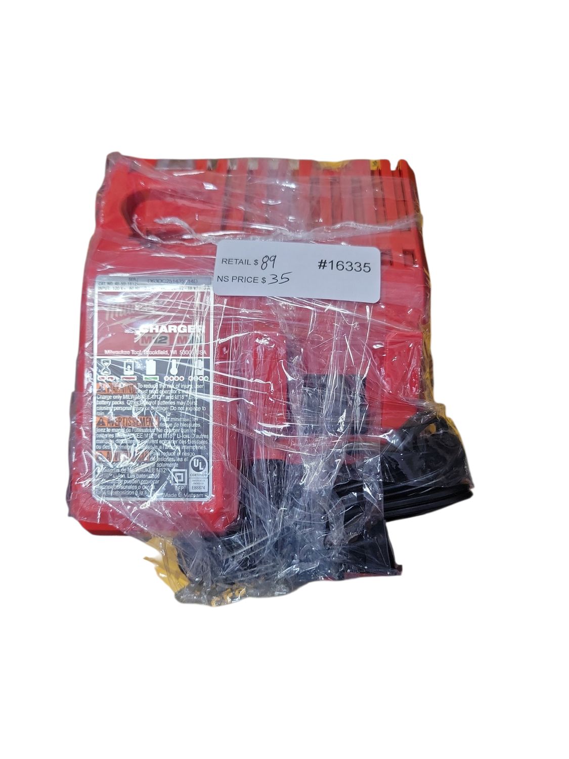 Milwaukee M12 and M18 12-Volt/18-Volt Lithium-Ion Multi-Voltage Battery Charger 48-59-1812        .