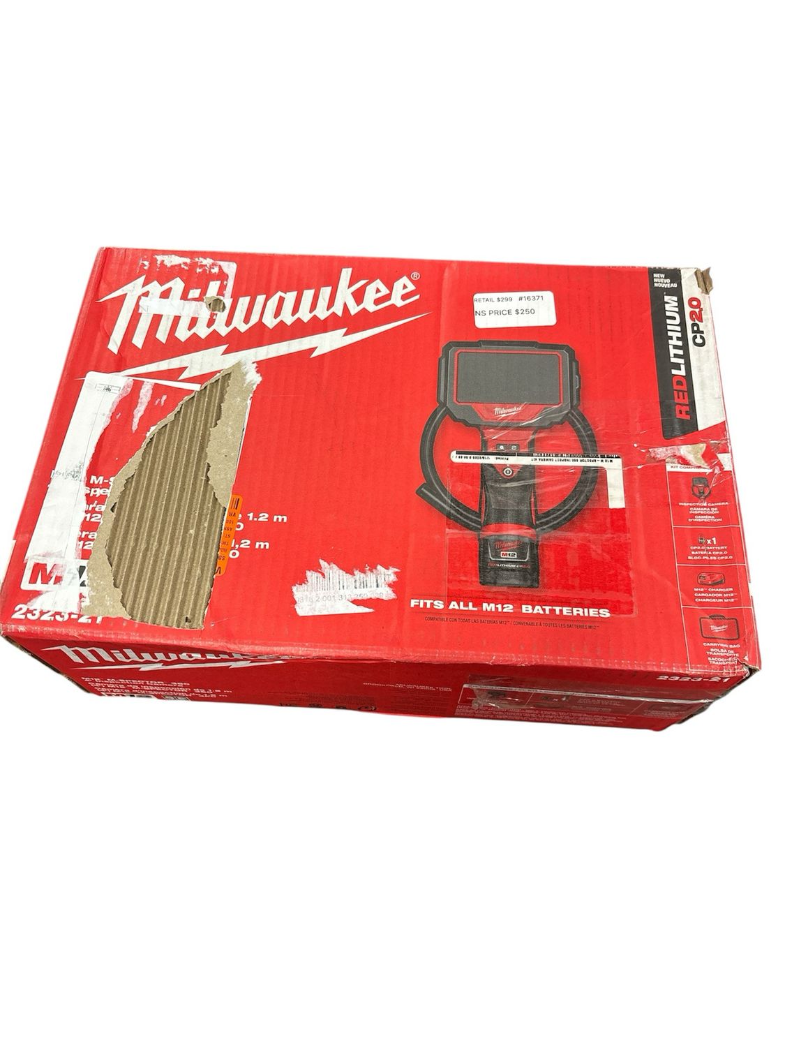 Milwaukee M12 12V Lithium-Ion Cordless M-SPECTOR 360-Degree 4 ft. Inspection Camera Kit 2323-21