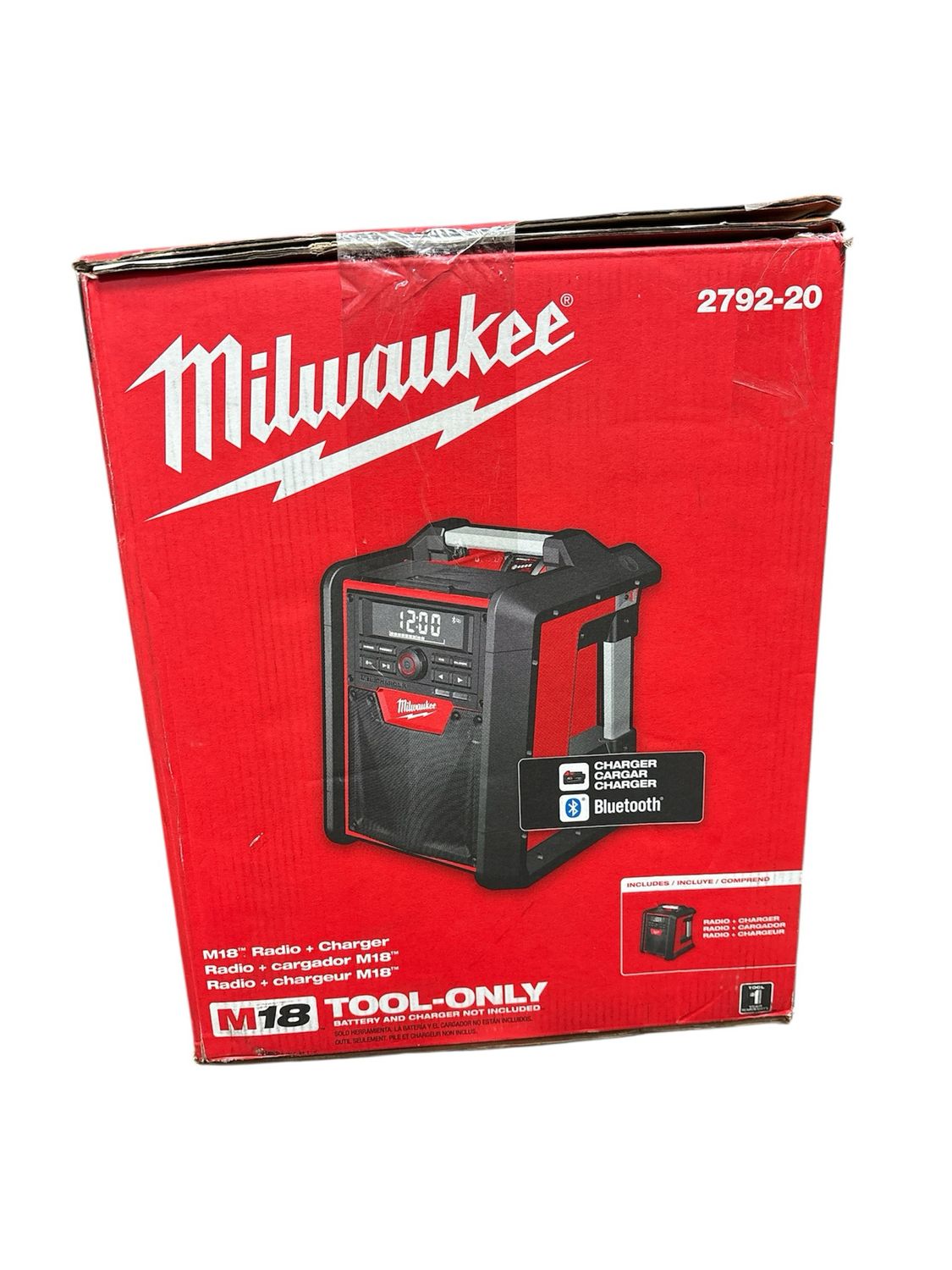 Milwaukee M18 Lithium-Ion Cordless Jobsite Radio/Charger 2792-20