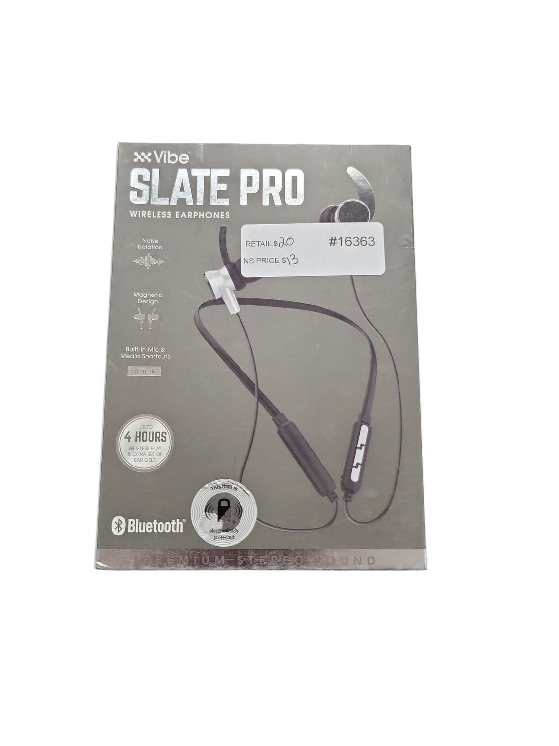 Vibe Slate Pro Wireless Earphones Bluetooth Magnetic Design Premium