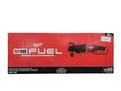 Milwaukee M18 FUEL 18V Lithium-Ion Brushless Cordless GEN 2 SUPER HAWG 7/16 in. Right Angle Drill (Tool-Only) 2811-20