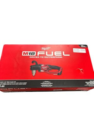 Milwaukee M18 FUEL GEN II 18V Lithium-Ion Brushless Cordless 1/2 in. Hole Hawg Right Angle Drill (Tool-Only) 2807-20 .