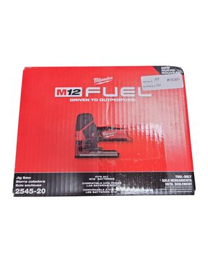 Milwaukee M12 12V Fuel Lithium-Ion Cordless Jig Saw (Tool-Only) 2545-20 .