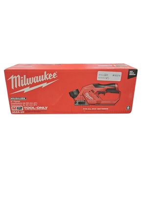 Milwaukee M12 12V Lithium-Ion Brushless Cordless 2 in. Planer (Tool-Only) 2524-20