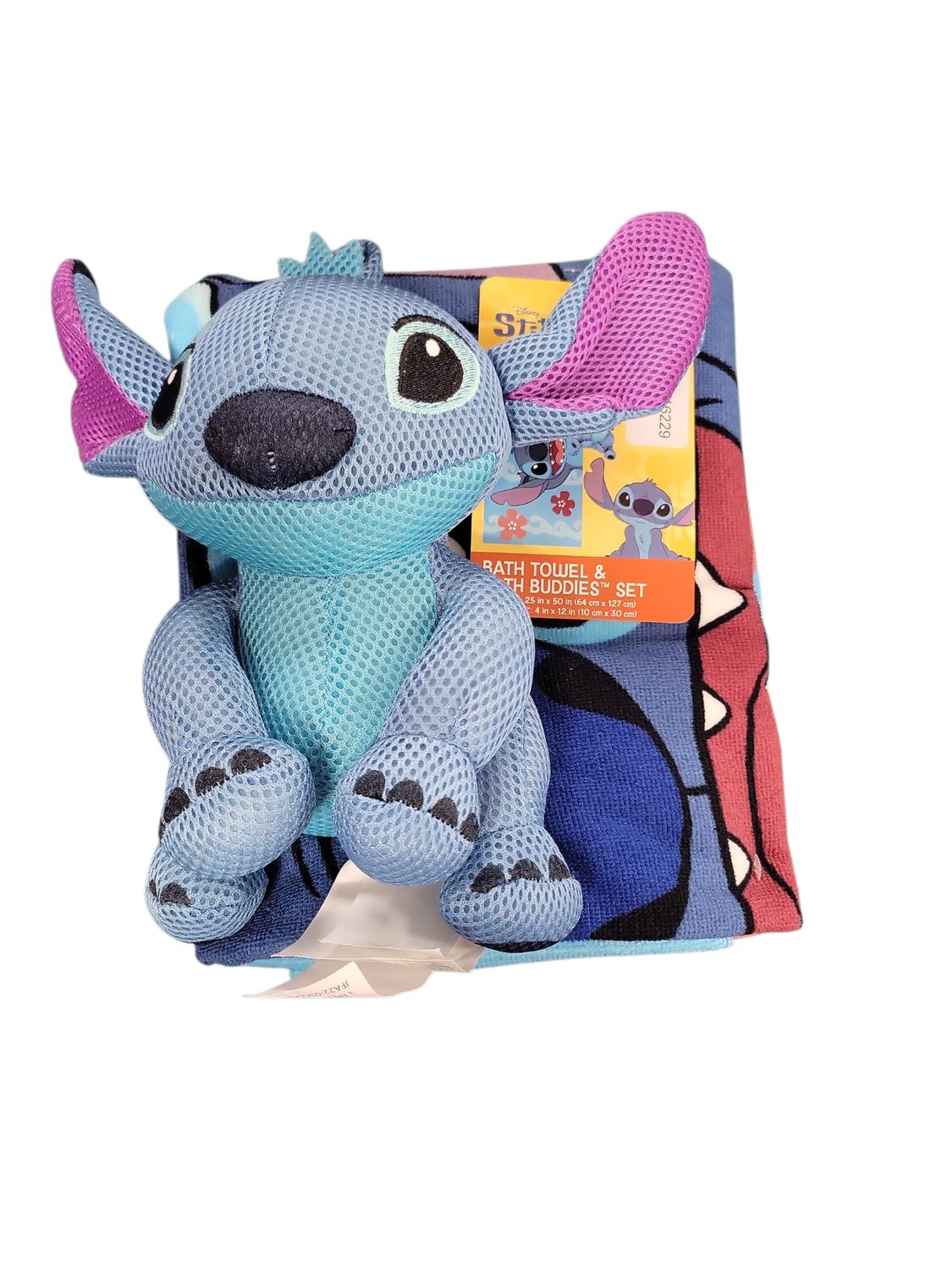 Stitch Bath Towel &amp; Bath Buddies Set