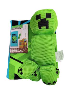 Minecraft Creeper Bath Towel &amp; Bath Buddies Set