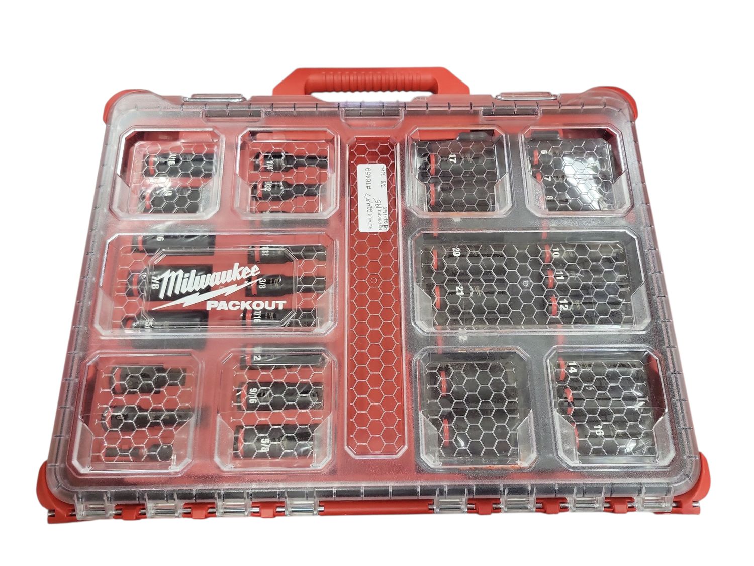 Milwaukee SHOCKWAVE Impact-Duty 3/8 in. Drive Metric and SAE Deep Well Impact PACKOUT Socket Set (36-Piece) 49-22-6805