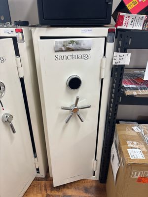 SANCTUARY Executive Fire and Waterproof Home and Office Safe, Bone White SA-5508ES-THD-WH