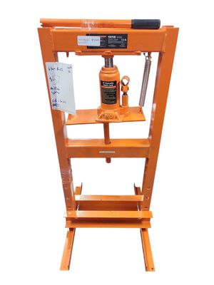 SKYSHALO Hydraulic Shop Press, 6 Ton H-Frame Hydraulic Garage/Shop Floor Press, Adjustable Shop Press with Press Plates QJDSQCYYJCS6T0LECV0-S0318