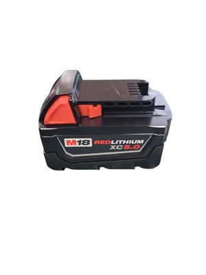 Milwaukee M18 18-Volt 5.0 Ah Lithium-Ion XC Extended Capacity Battery Pack 48-11-1850         .