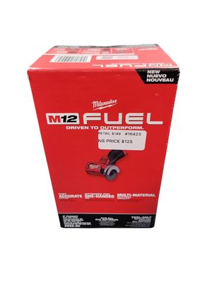 Milwaukee M12 FUEL 12V Lithium-Ion Brushless Cordless 3 in. Cut Off Saw (Tool-Only) 2522-20    .