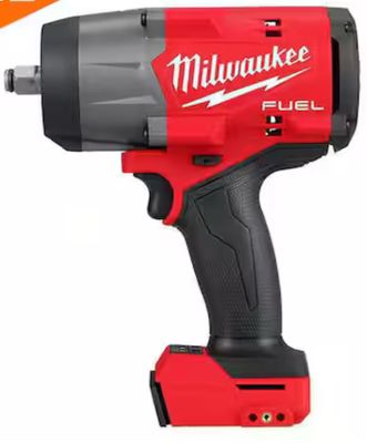 Milwaukee M18 FUEL 18V Lithium-Ion Brushless Cordless 1/2 in. Impact Wrench with Friction Ring (Tool-Only) 2967-20   .
