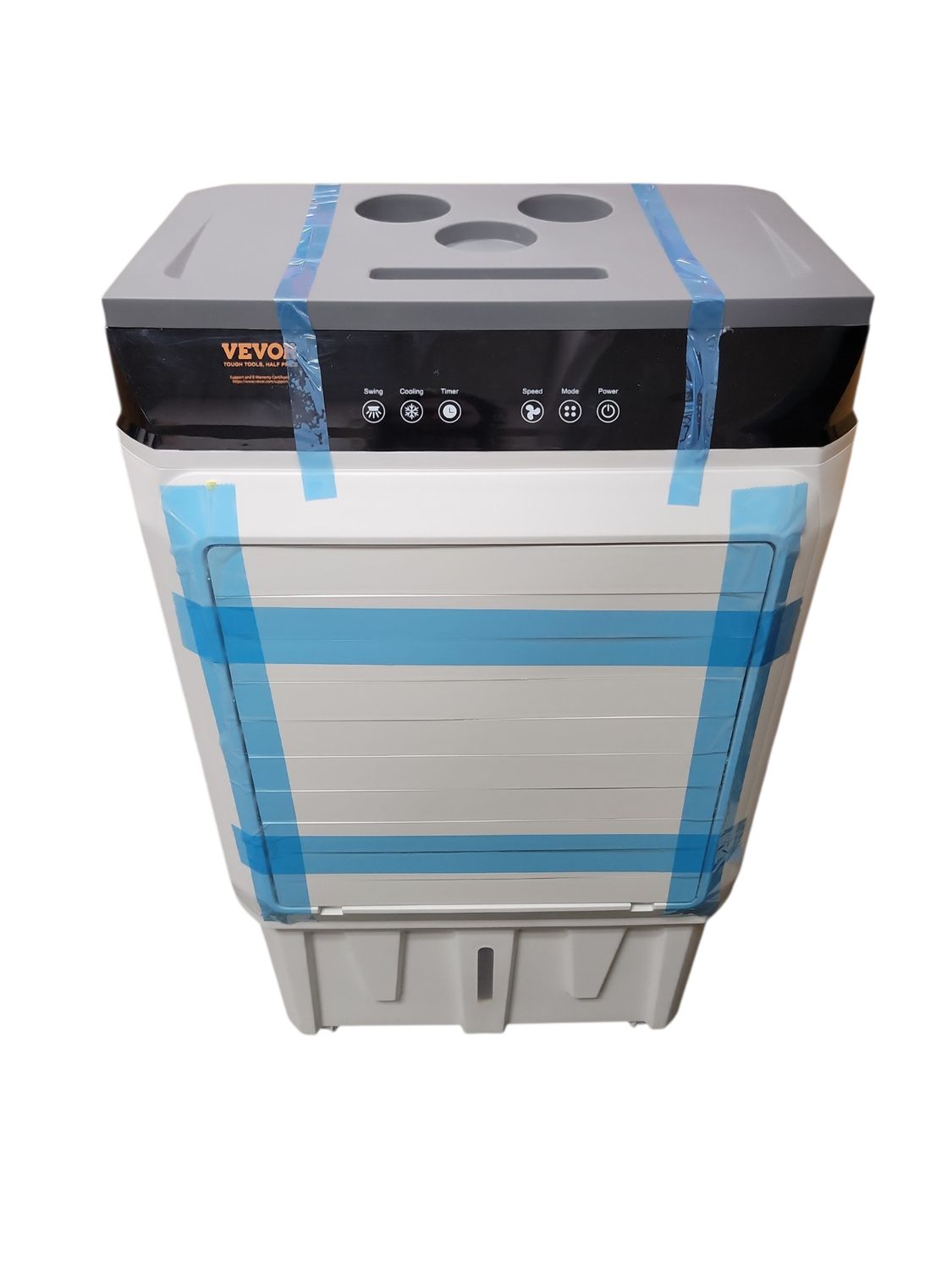 VEVOR Evaporative Air Cooler 2100 CFM 135° Oscillating Swamp Cooler with 12 H Timer, 7 Gal. Portable Air Cooler JH-320Y