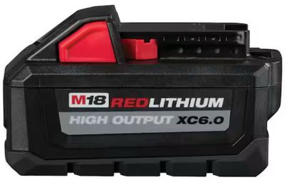 Milwaukee M18 18-Volt Lithium-Ion High Output Battery Pack 6.0Ah 48-11-1865