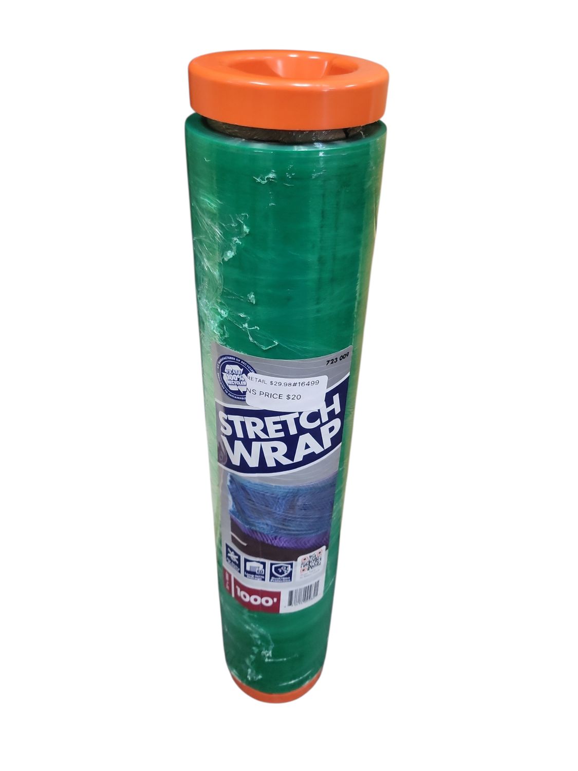 Pratt Retail Specialties 20 in. x 1000 ft. Stretch Wrap 5005003