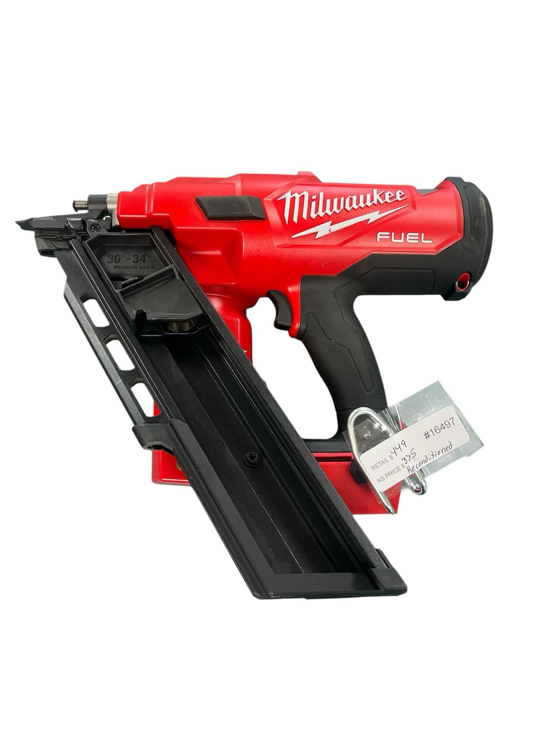 RECONDITIONED Milwaukee M18 FUEL 3-1/2 in. 18-Volt 30-Degree Lithium-Ion Brushless Cordless Framing Nailer (Tool-Only) 2745-20