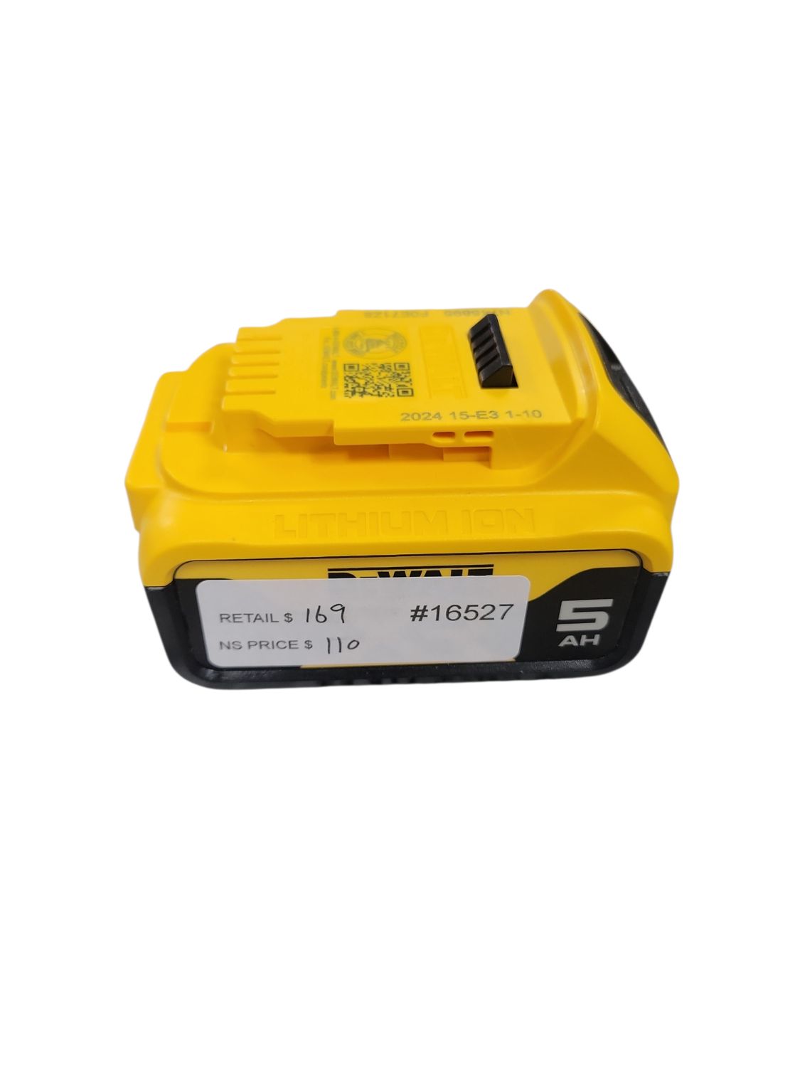 DEWALT 20V MAX Premium Lithium-Ion 5.0Ah Battery Pack DCB205  .