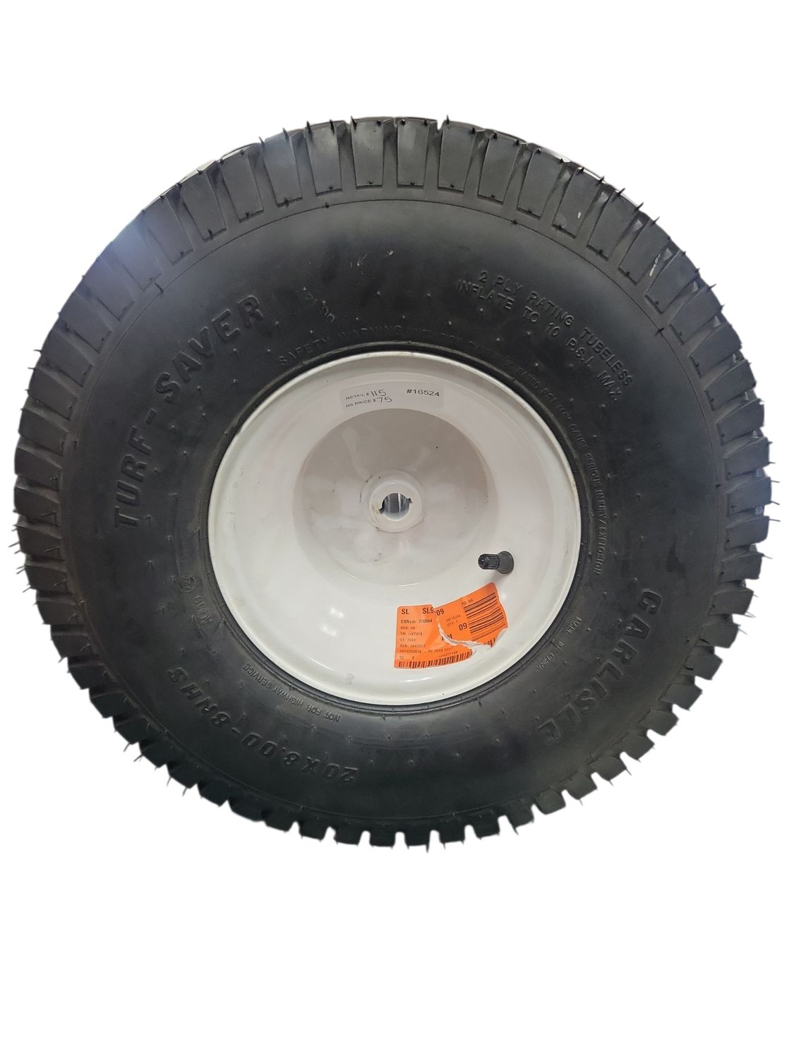 Powercare Universal 20 in. x 8 in. Rear Wheel Assembly for Lawn Tractors and Zero-Turn Mowers 490-327-H004