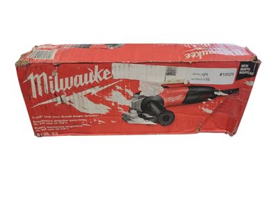 Milwaukee 7 Amp Corded 4-1/2 in. Small Angle Grinder with Sliding Lock-On Switch 6130-33