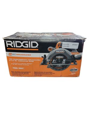 RIDGID 18V SubCompact Brushless Cordless 6-1/2 in. Circular Saw (Tool Only) R8656B .