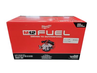 Milwaukee M12 FUEL 12V Lithium-Ion Brushless 5-3/8 in. Cordless Circular Saw (Tool-Only) 2521-20   .