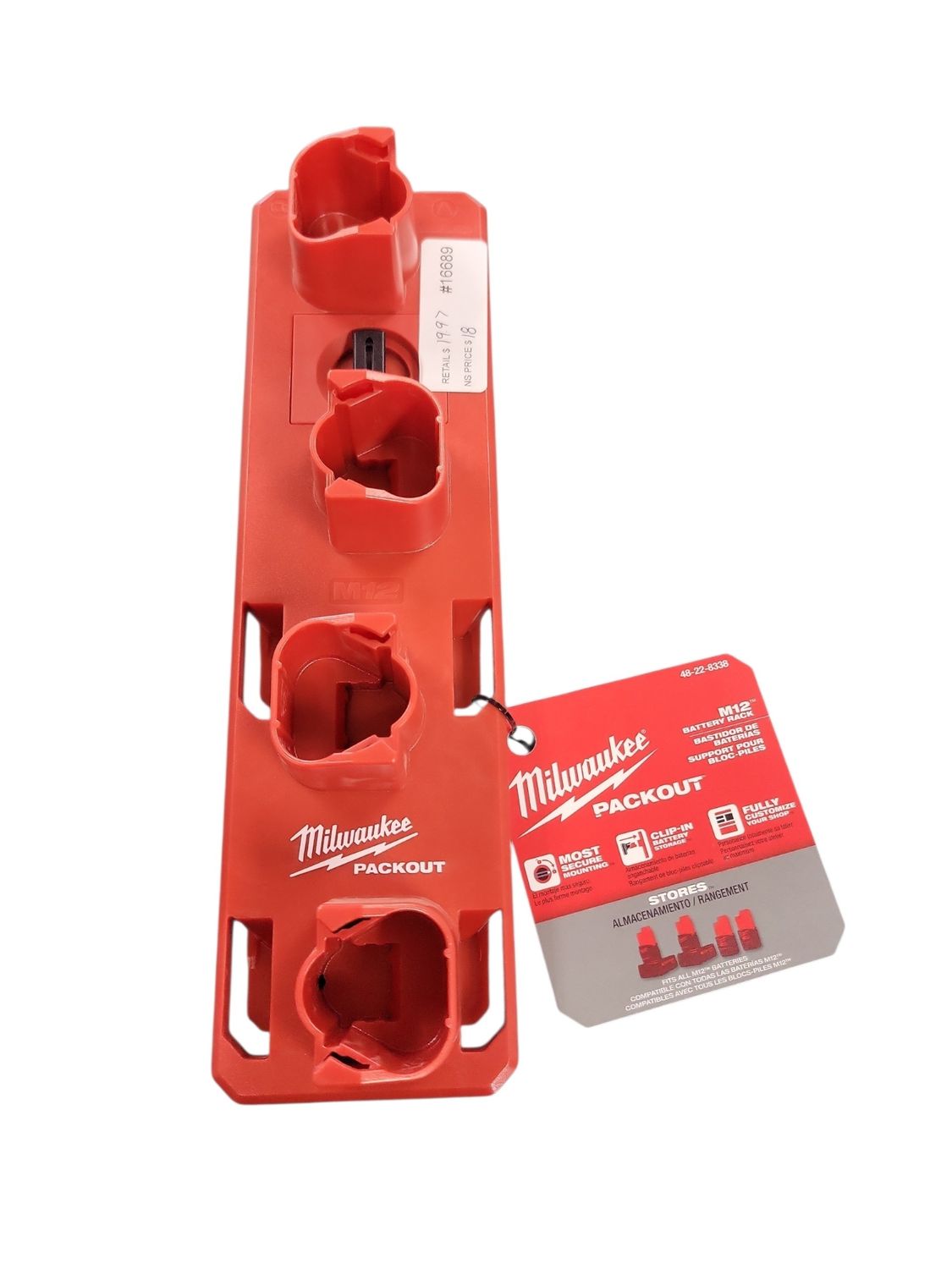 Milwaukee PACKOUT M12 Battery Rack 48-22-8338