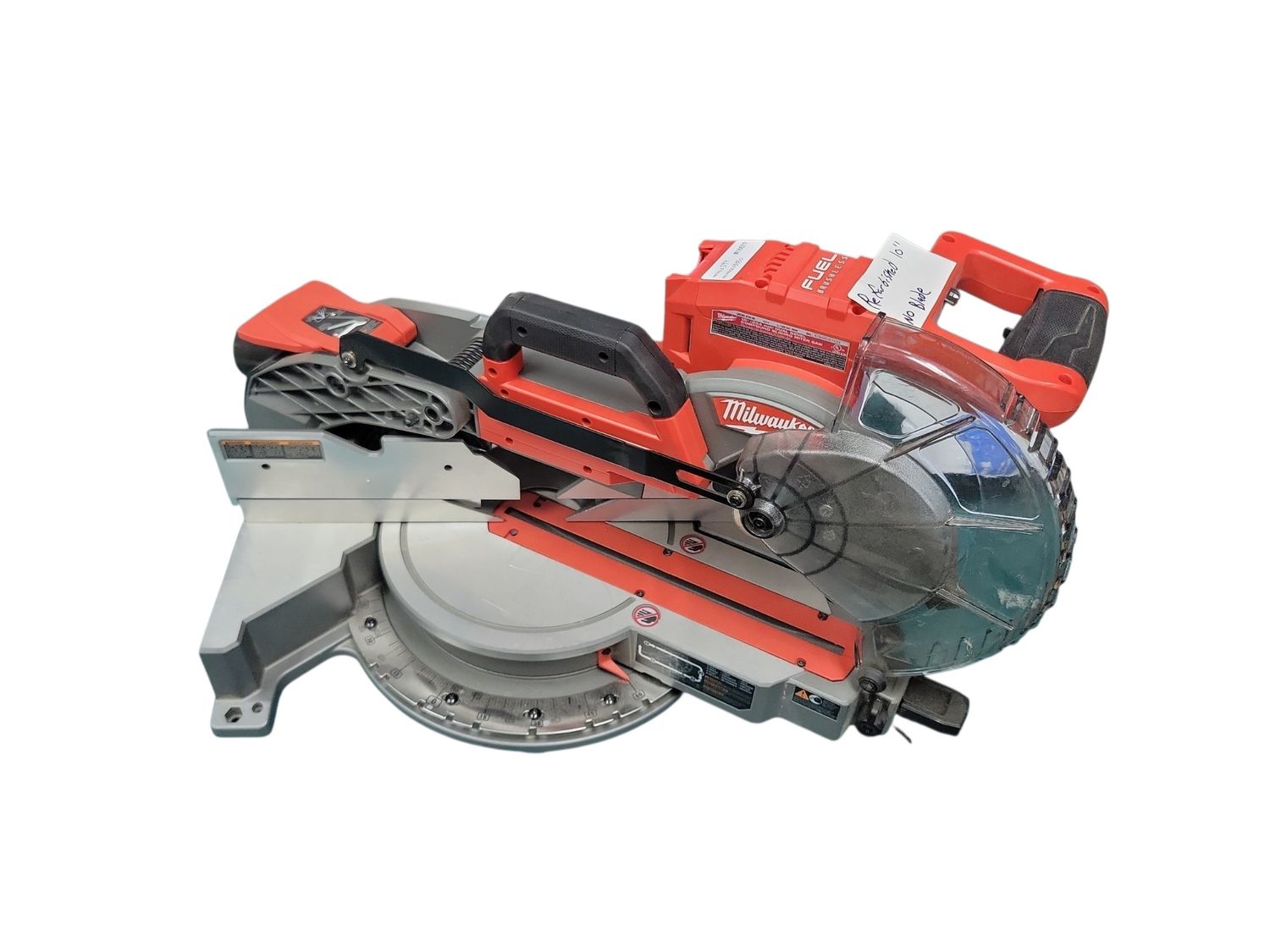 Milwaukee M18 FUEL 18V Lithium-Ion Brushless Cordless 10 in. Dual Bevel Sliding Compound Miter Saw (Tool-Only) 2734-20