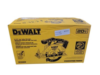 DEWALT 20V MAX Cordless Brushless 6-1/2 in. Sidewinder Style Circular Saw (Tool Only) DCS565B  .