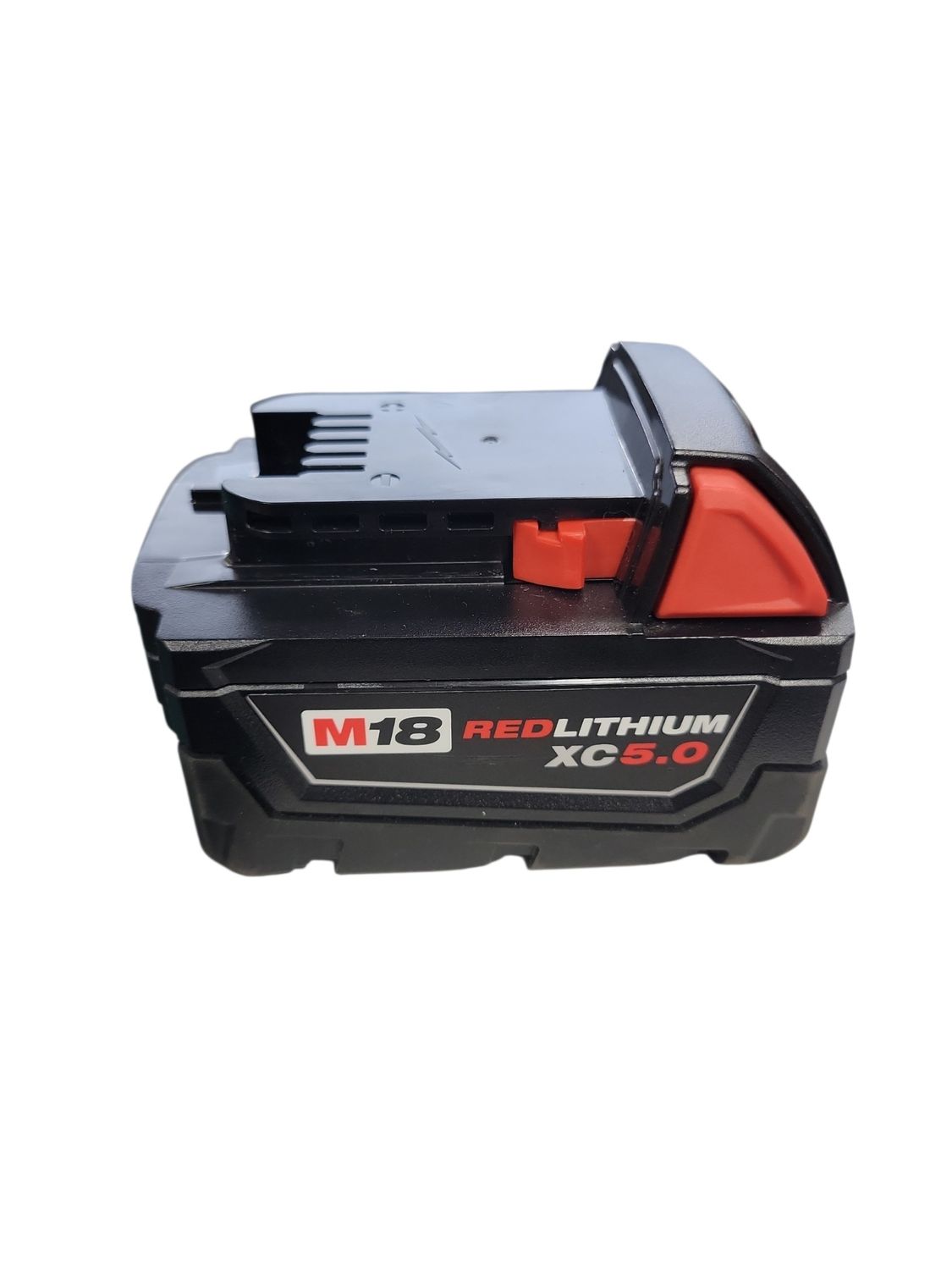Milwaukee M18 18-Volt 5.0 Ah Lithium-Ion XC Extended Capacity Battery Pack 48-11-1850 . .