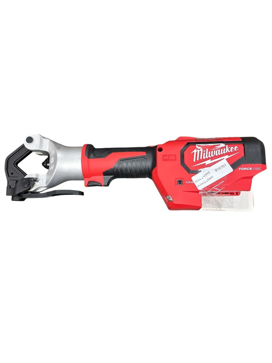 Milwaukee M18 18V Lithium-Ion Cordless FORCE LOGIC 750 MCM Dieless Crimper (Tool Only)​ 2877-20