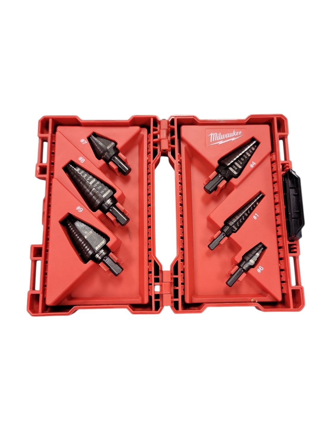 Milwaukee Black Oxide Step Drill Bit Set (6-Piece) 48-89-9224