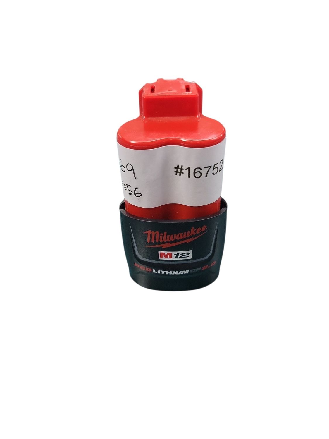 Milwaukee M12 12-Volt Lithium-Ion 2.0 Ah Compact Battery Pack 48-11-2420 ..