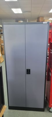 71" Metal Cabinet with 4 Adjustable Shelves, Garage Storage Cabinets with Locking Doors