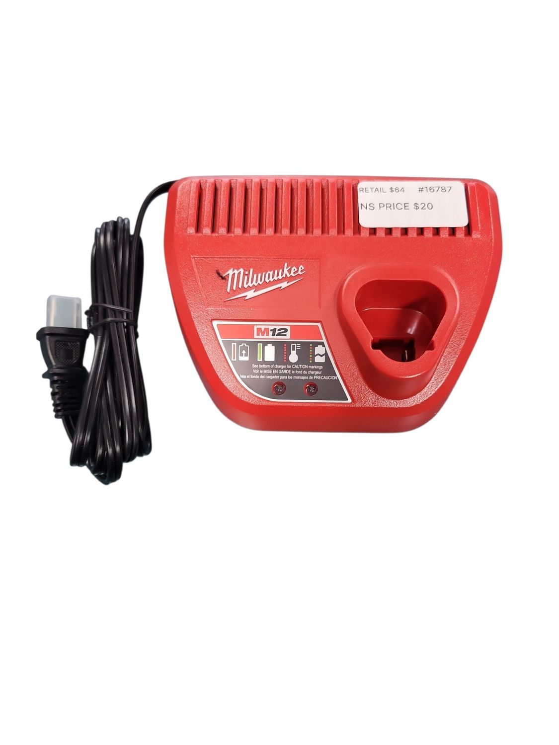Milwaukee M12 12-Volt Lithium-Ion Battery Charger 48-59-2401 ...