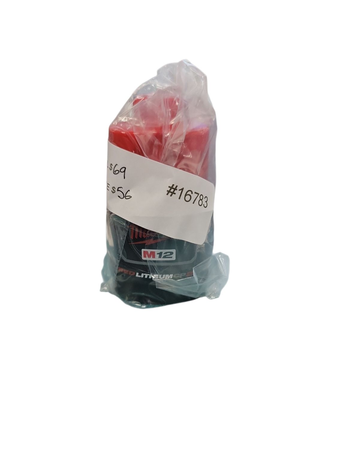 Milwaukee M12 12-Volt Lithium-Ion 2.0 Ah Compact Battery Pack 48-11-2420 .