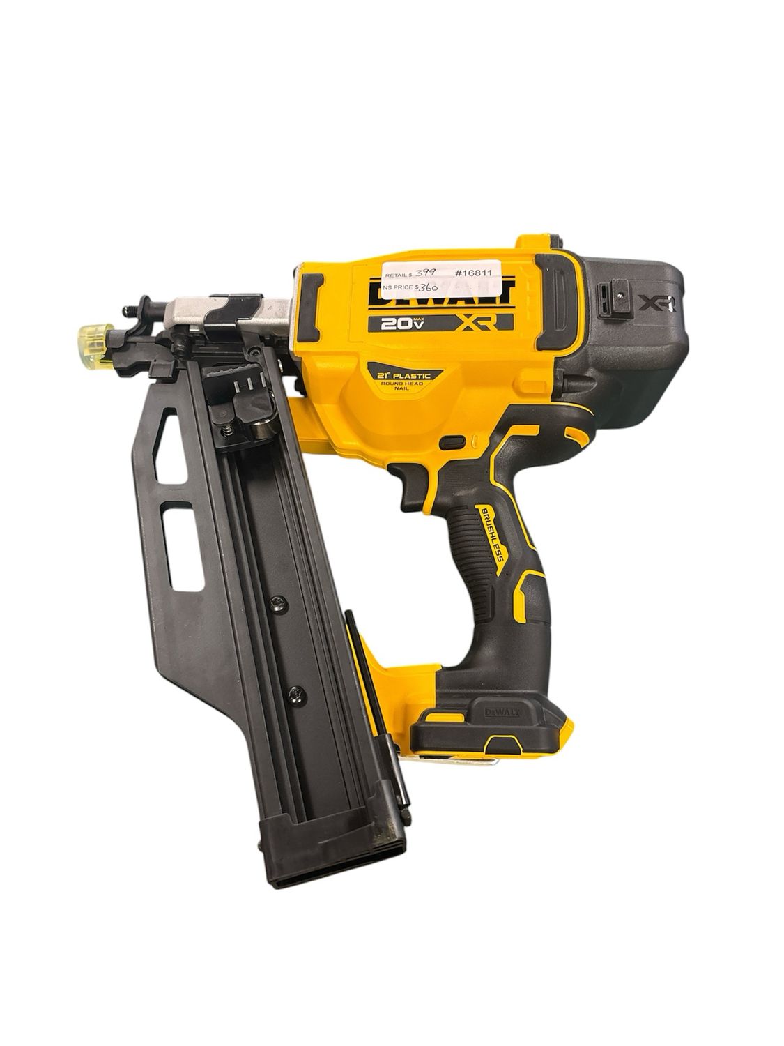 DEWALT 20-Volt 21° Cordless Framing Nailer (Tool-Only) DCN920B