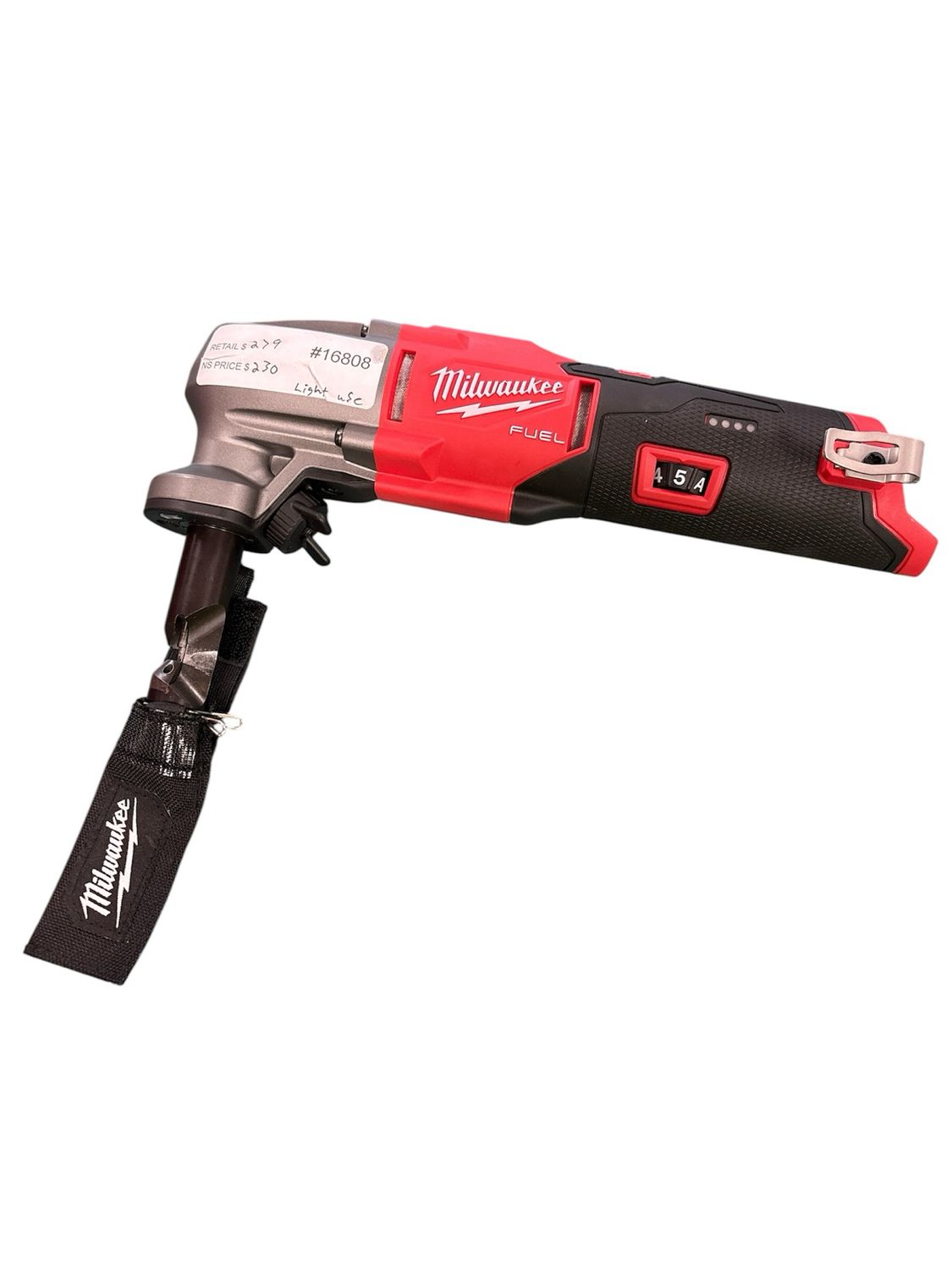 Milwaukee M12 FUEL 12-Volt Lithium-Ion Brushless Cordless 16-Gauge Variable Speed Nibbler (Tool-Only) 2476-20    .